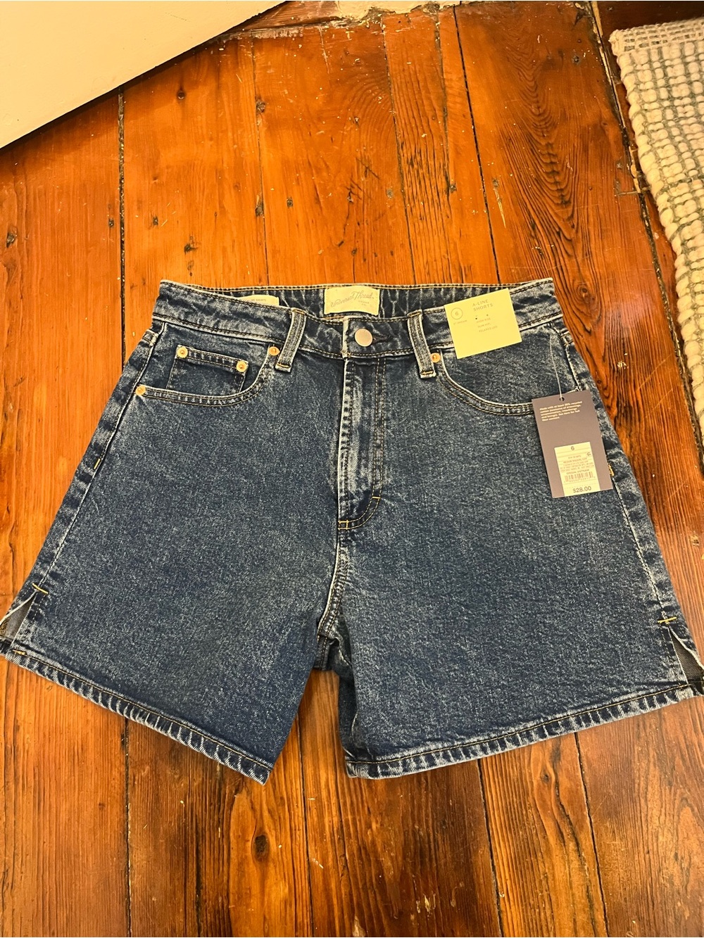 Target Medium Wash Blue Denim Shorts